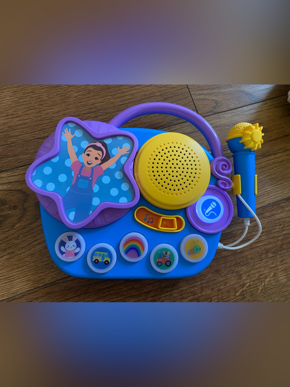 Functional Miss Rachel microphone and music plaher
